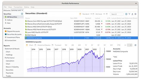 portfolio performance download